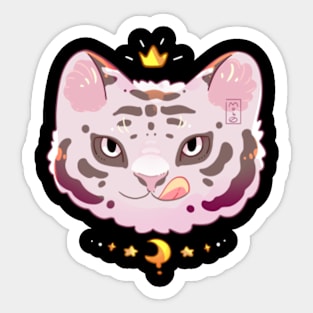 White Tiger Sticker